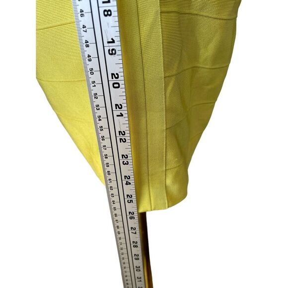 Herve Leger x Forever 21 Yellow Bandage Dress Sz. M Soldout Piece - Picture 4 of 9